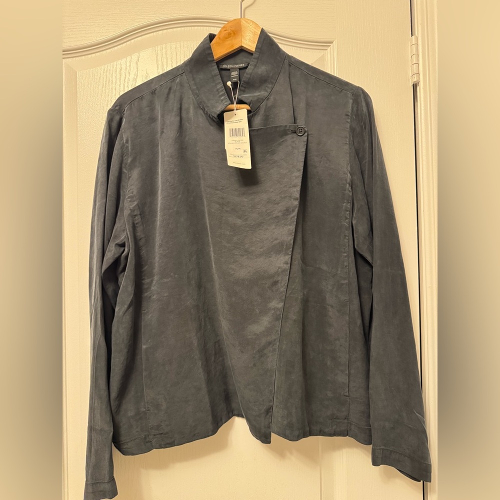 Eileen Fisher Sandwashed Twill Jacket